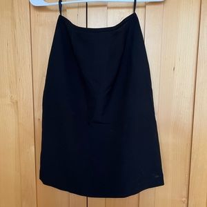 Black formal skirt